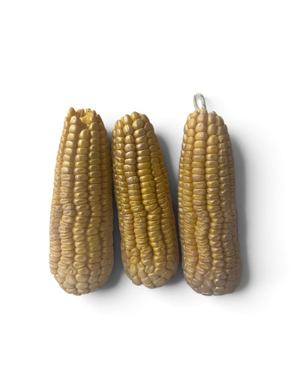 Corn cob-shaped candles