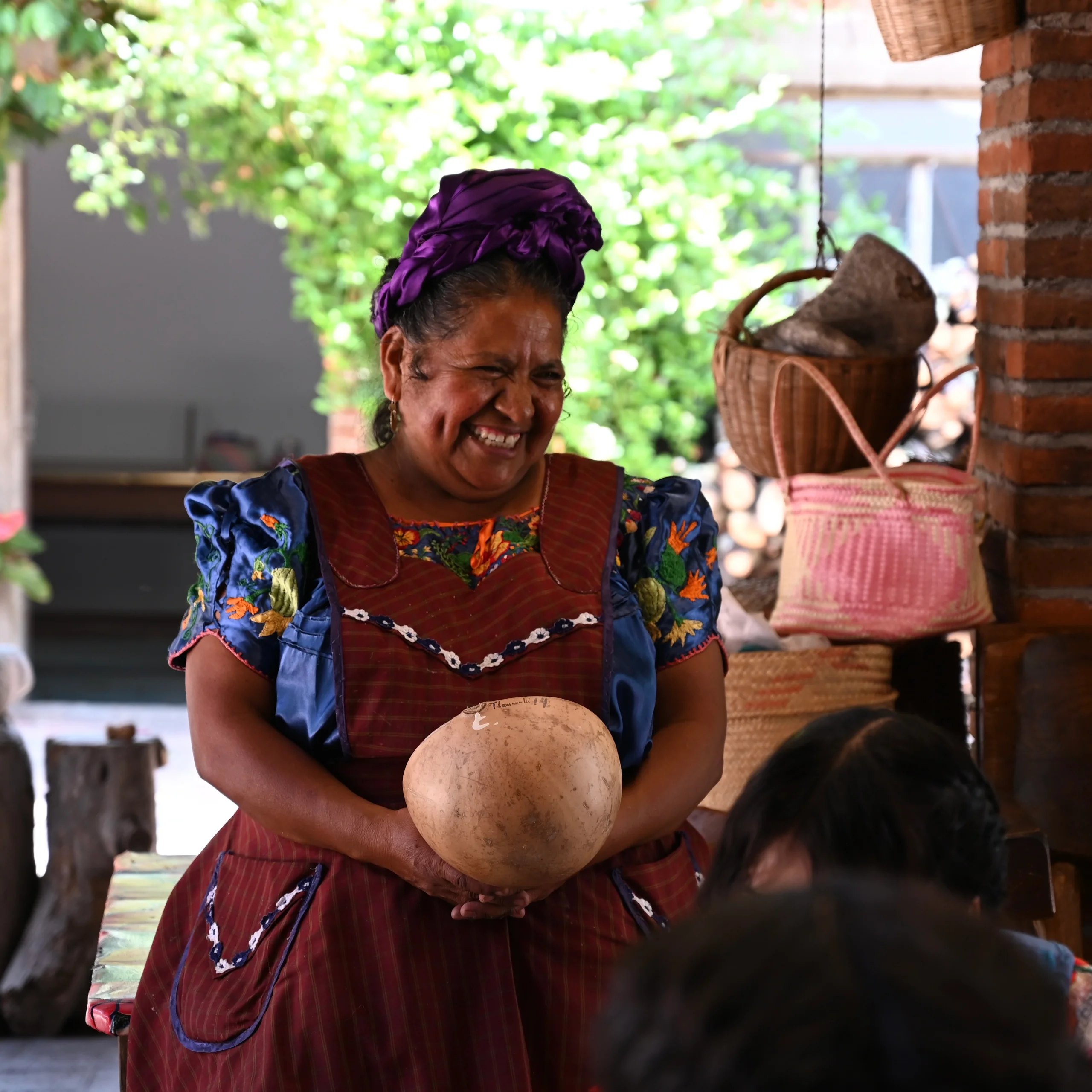 Abigail Mendoza in her kitchen in Oaxaca
